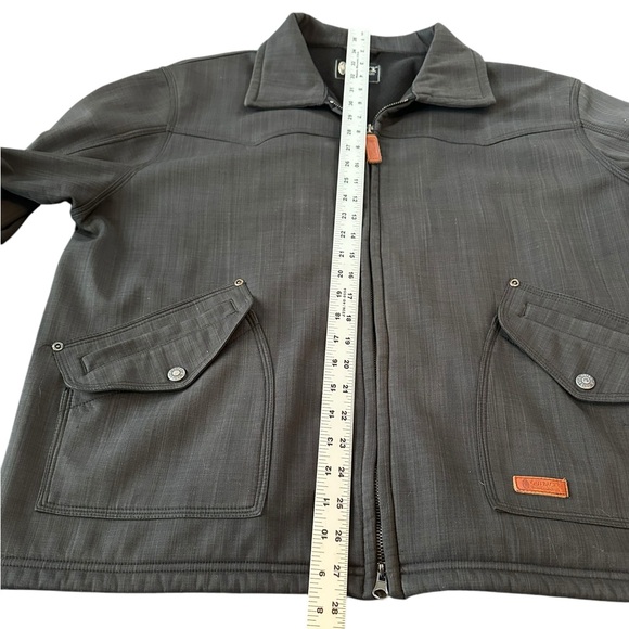 Outback Trading Company Jacket Mens XL Hunting Full Zip Inside Pocket Dark Gray - Picture 10 of 16